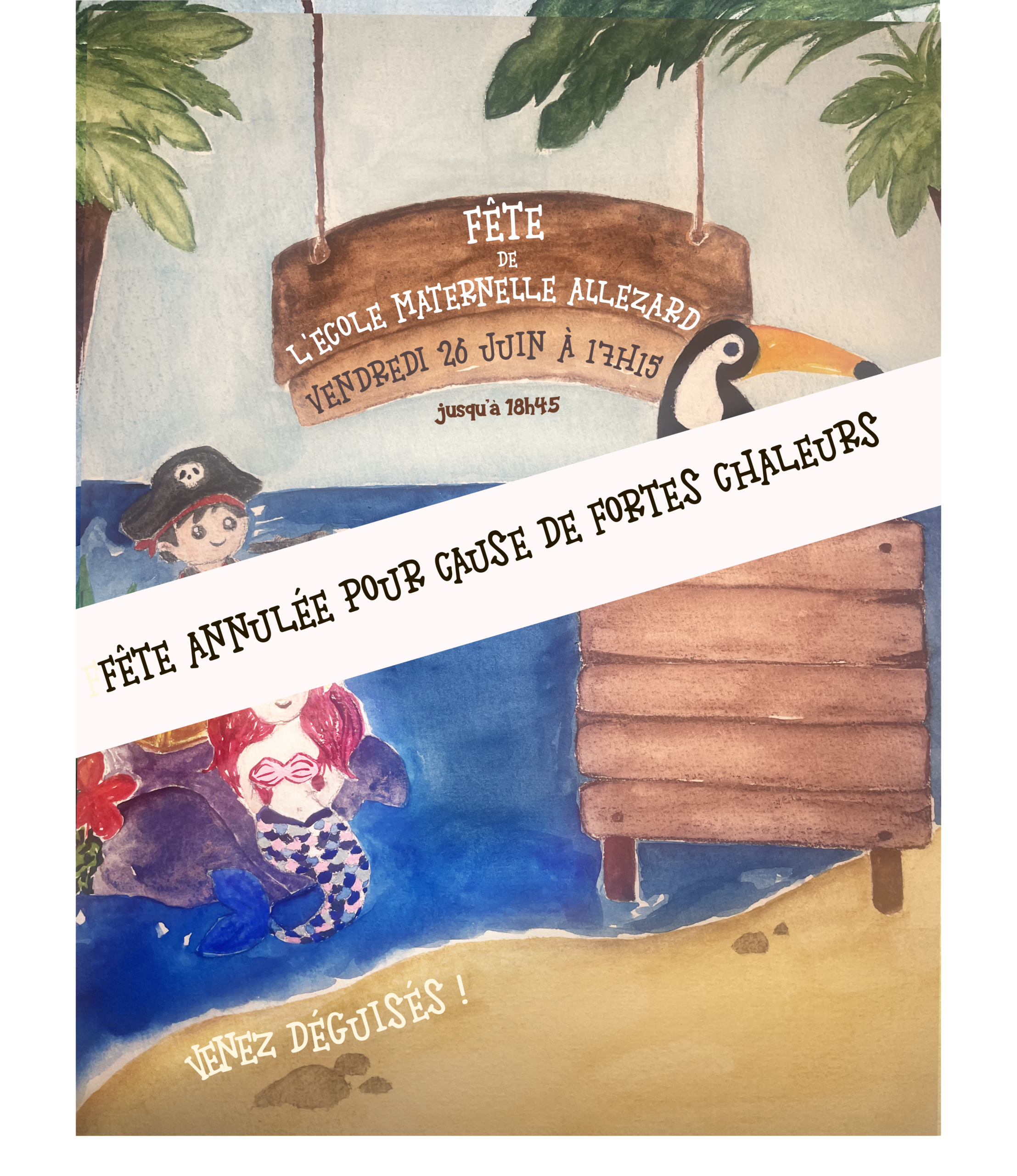 Fête de fin d&rsquo;année annulée